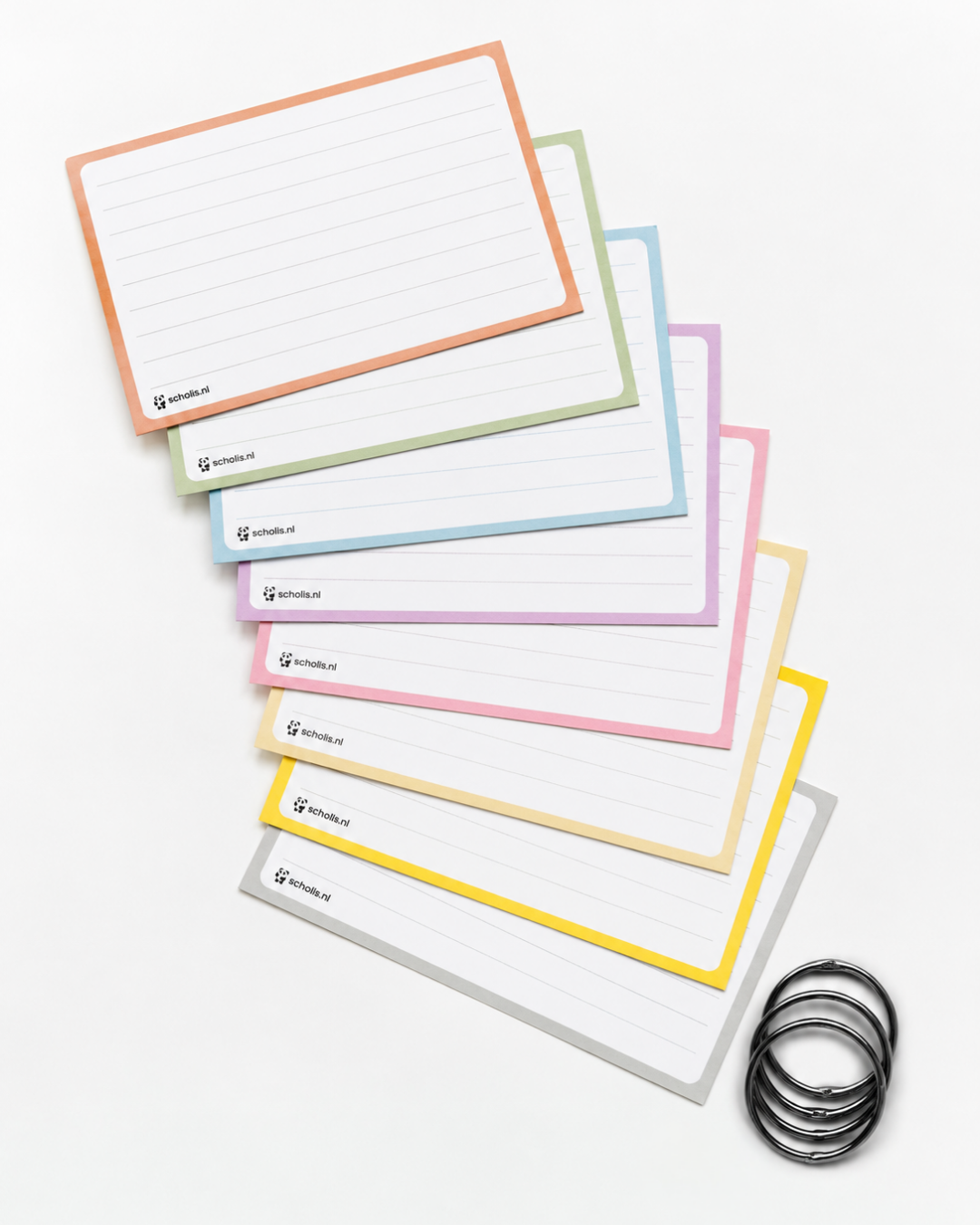 Flashcards voor woordjes leren op de middelbare school